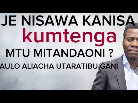 JE NISAWA KANISA KUMTENGA MTU MITANDAONI