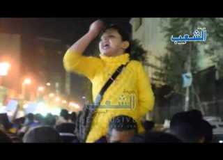 الطفلة مريم تقود مسيرة المطرية اليلية بعد ثورتها صباح الجمعة