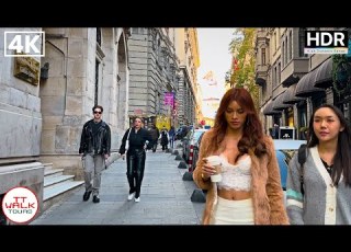Istanbul Galata Neighborhood Walking Tour 4K HDR