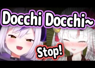  Laplus Makes Ayame Embarrassed After Going Docchi Docchi While Hyping Her Up Hololive