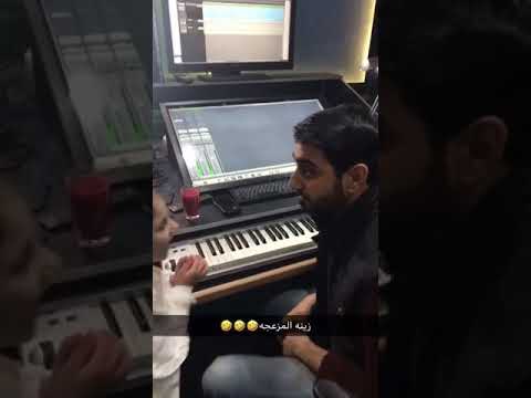 زينه وسيم مع احمد المنصوري كواليس كليب انتي رقم واحد