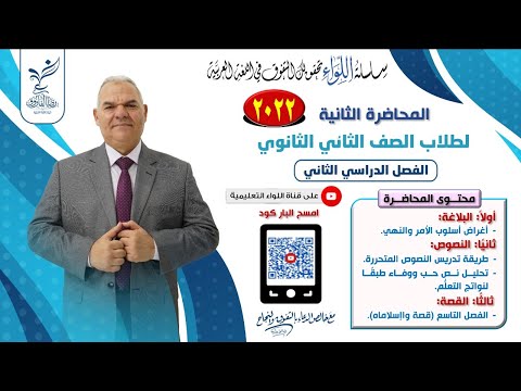 المحاضرة الثانية الصف الثاني الثانوي الترم الثاني رضا الفاروق