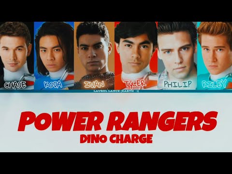 Power Rangers Dino Charge Color Coded Lyrics