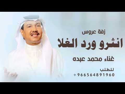 زفة انثرو ورد الغلا غناء محمد عبده 2025 زفة عروس جديده بدون حقوق