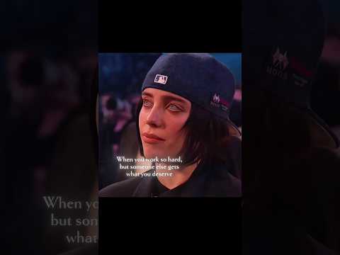 Billie Eilish Cries At GRAMMYS Billieeilish Sad Shorts Edit Lose Grammyawards2025 Beyonce