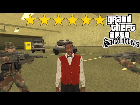 Valet Parking With 6 Stars GTA SA 6 Star Wanted Level Playthrough Part 133 FINAL PART