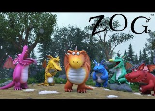 Zog Breathes Out Snow Not Fire Snowballs And Flames Zog Movie