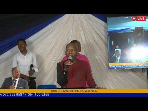 29 March 2026 Sunday School Pre Passover 2026