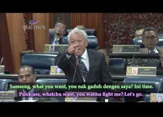 Malaysia Can You Speak English Meme Translation Transcript