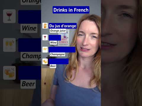 Drinks In French