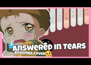  Akachan To Boku OST Answered In Tears Keylimba Cover