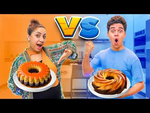 تحدي الطبخ افضل واحد يعمل كيكة قدرة قادر فاجئنا بعض