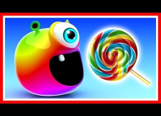  Learn Colors With Bob The Alien As He Rides A Skateboard And Races His Friends