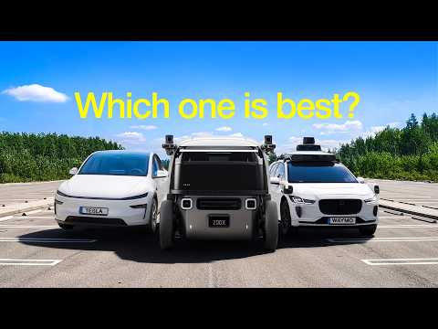 I Tried Every Robotaxi In America Tesla Waymo Zoox