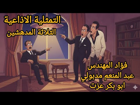 نوادر الإذاعة المصرية المسلسل النادر الثلاثة المدهشين جميع الحلقات