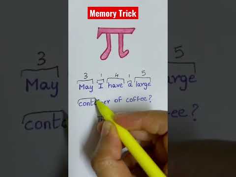 Memory Trick Easiest Way To Remember Pi Memory Trick Easiest Way To Remember Pi
