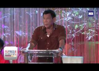 Mayor Rody Duterte On Ensuring Healthcare Of The Filipino At PiliPinasDebates2016