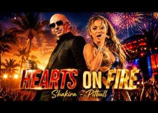  Shakira Pitbull HEARTS ON FIRE Latin Pop Song 2026 Cinematic Dance Pop Duet