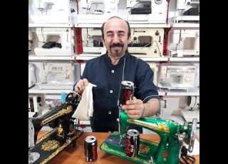  آموزش ضخیم دوزی با چرخ خیاطی قدیمی
