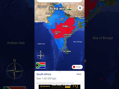 India Vs South Africa Area Comparison Geography Shorts Trueworldmaps India Vs South Africa Area Comparison Geography Shorts Trueworldmaps