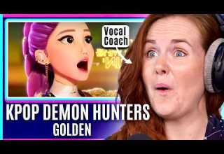 She Can Sing SO High KPop Demon Hunters Golden Vocal Coach Analysis Huntr X Reaction
