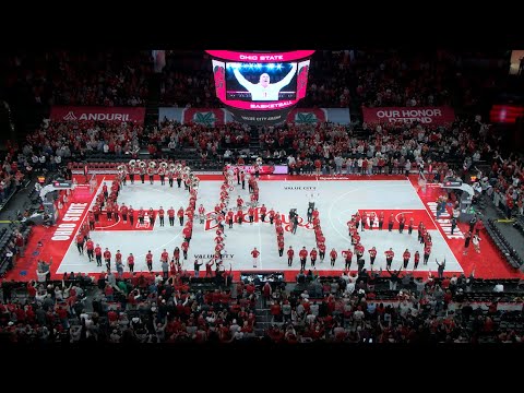 Athletic Band Script Ohio On Court Featuring Jerry Lucas Dotting The I 11 16 25 Athletic Band Script Ohio On Court Featuring Jerry Lucas Dotting The I 11 16 25