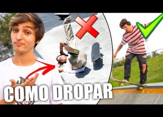 COMO NÃO DROPAR Descer Rampa DE SKATE