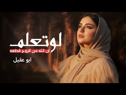 اروع شيله غزليه جديد لو تعلم أن انته من الروح قطعه أداء الشاعر ابو عقيل 2026 اروع شيله غزليه جديد لو تعلم أن انته من الروح قطعه أداء الشاعر ابو عقيل 2026