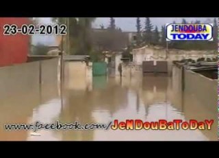 حالة إستنفار قصوى بسبب إرتفاع منسوب وادي مجردة