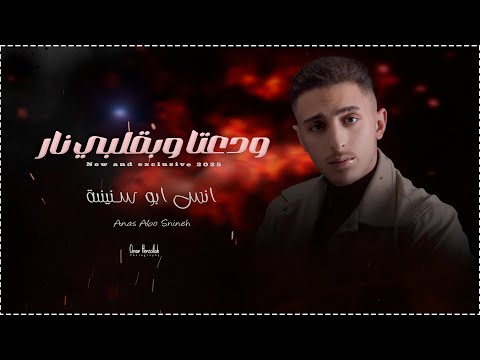 انس ابو سنينة ودعتا وبقلبي نار جديد 2025 Anas Abu Sneineh