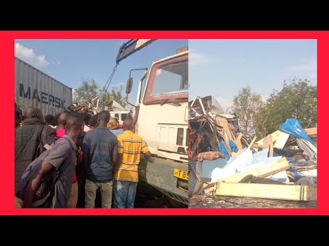 AJALI YA MALORI MOROGORO FOLENI KUBWA BARABARA KUU DEREVA ANUSURIKA