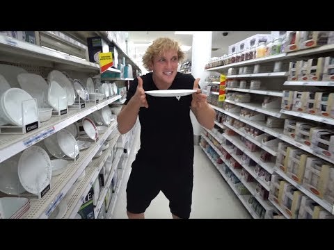 Logan Paul Breaking Plates Compilation Updated