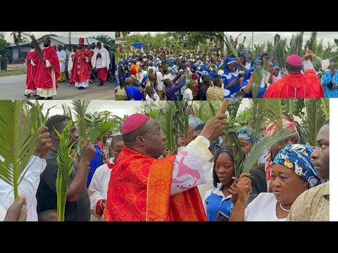 BISHOP AGAPITUS NFON CELEBRATES PALM SUNDAY 2026 AT MBALANGI WITH THE YOUTH OF THE DIOCESE