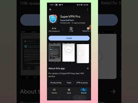 New App For Android Use Fast Internet VPN Shorts 13 2024