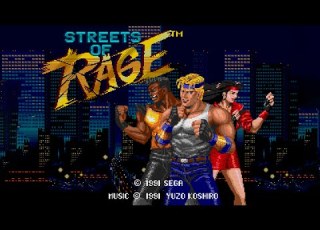 Streets Of Rage Mega Drive Genesis Longplay