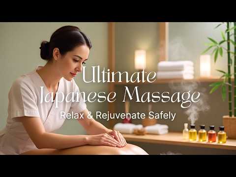 Deep Relax Japanese Oil Massage ASMR Full Body Calm Japanese Massage Japan Massage