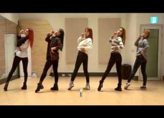  EXID Hot Pink Mirrored Dance Practice
