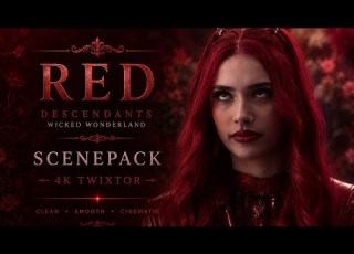 Red Descendants Wicked Wonderland ScenePack 4K Twixtor Red Descendants 4k Scenepacks