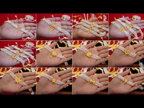 Gold Pearl Choker Necklace Designs With Price Gold Pearl Jewellery Designs Gold Pearl Chik Necklace