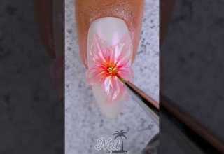 Trending 3D Flower Nail Art Reel Uñas Nails Beautynails Nailart2024 Summernails
