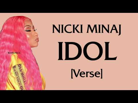 Nicki Minaj BTS IDOL Verse Lyrics Whats Good Korea Boss For My Whole Career Face Top Tier
