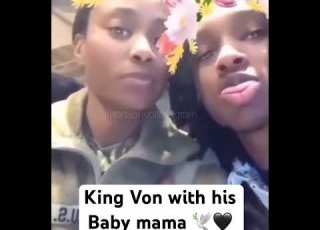King Von With His Baby Mama Rap Rapper Otf Kingvon