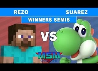  MSM Online 44 Rezo Minecraft Steve Vs Suarez Yoshi Winners Semis