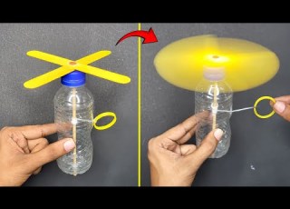 No Motor No Battery Hand Fan Easy Bottle Fan Best School Project