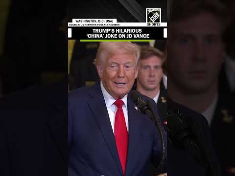 Must Ve Got A Call From China President Trump S Hilarious China Joke On JD Vance Goes Viral