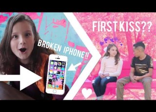  My First Kiss Hayley LeBlanc Breaks Her IPhone Behind The Scenes Of Mani Piper Rockelle