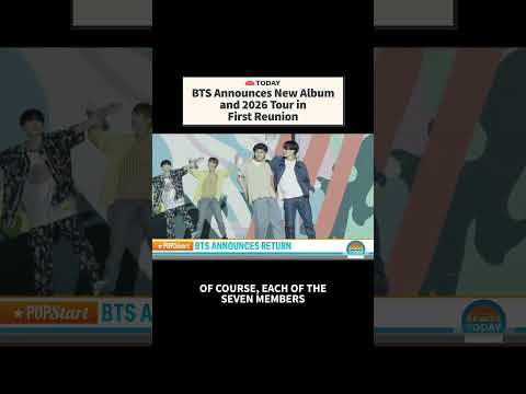 BTS Announce New Album And 2026 Tour In First Reunion BTS Announce New Album And 2026 Tour In First Reunion