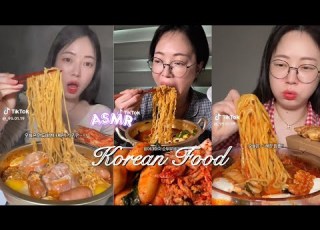  ASMR Mukbang Korean Food By 잘먹는 입큰언니 TikTok Compilation 95 01 19