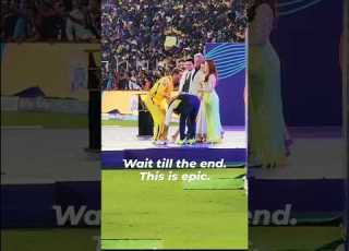Arijit Singh Touch Dhoni S Feet FULL VIDEO Dhoni Arijitsingh Ipl Msdhoni Ipl2023