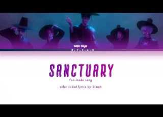 Sanctuary By SAJA BOYS Color Coded Lyrics Fan Made AI Version